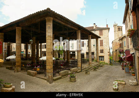 Cordes-sur-Ciel, Francia Foto Stock