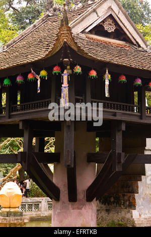 Pagoda su un Pilastro Hanoi Vietnam del nord Foto Stock