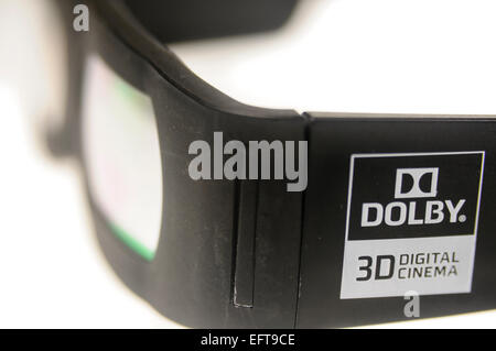 Dolby Digital Cinema 3D bicchieri Foto Stock