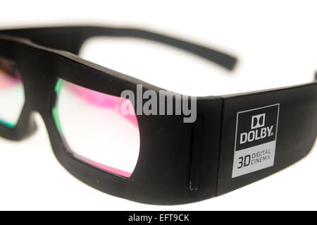 Dolby Digital Cinema 3D bicchieri Foto Stock