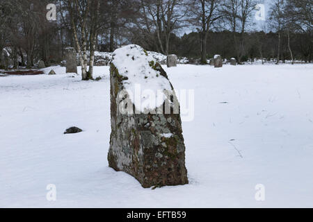 Clava cairns a est di Inverness. Foto Stock