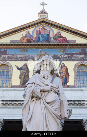 Basilica di San Paolo Fuori le Mura. Foto Stock