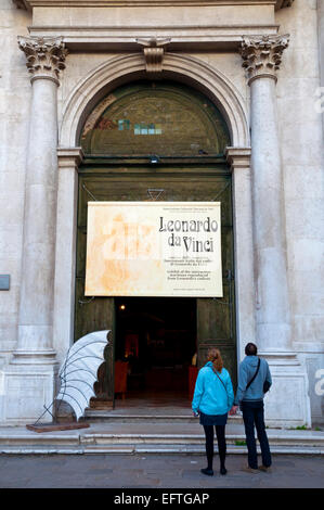 Museo Leonardo da Vinci, quartiere di Dorsoduro, Venezia, Italia Foto Stock