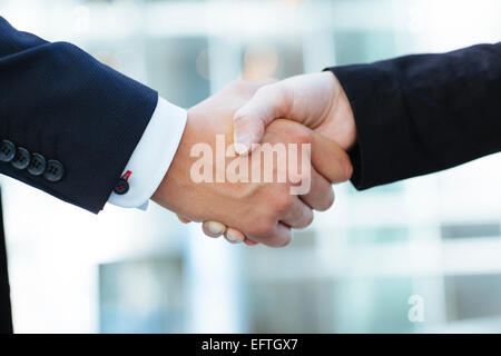 La gente di affari sale riunioni Foto Stock