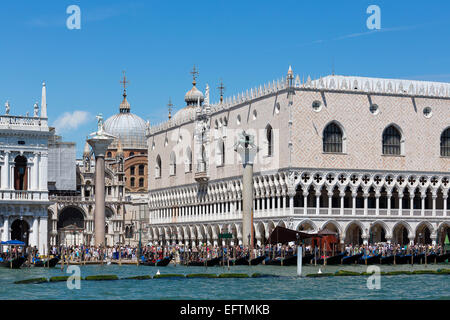 Piazza San Marco. Palazzo Ducale. Venezia, Italia. Foto Stock