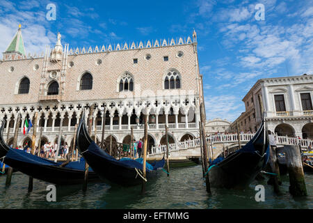 Il Palazzo del Doge. Piazza San Marco. Venezia, Italia. Foto Stock