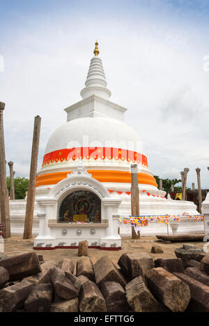 Thuparama Dagoba, Anuradhapura, Sri Lanka. Foto Stock