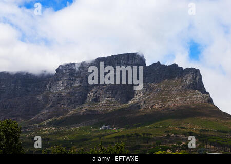 La montagna della tavola da cape town Foto Stock