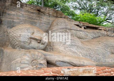 Gal Vihara, Polonnaruwa, Nord provincia centrale, Sri Lanka. Foto Stock