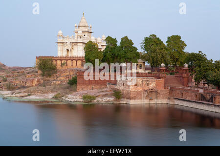 Jodhpur, Rajasthan, India. Jaswant Thada Foto Stock