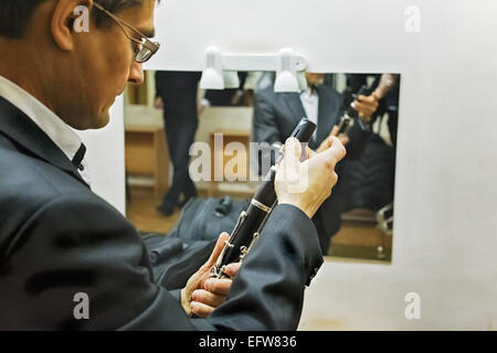 Musicisti di Vitebsk orchestra sinfonica. Foto Stock