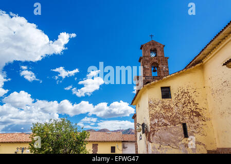 Chiesa di San Blas quartiere di Cusco, Perù Foto Stock