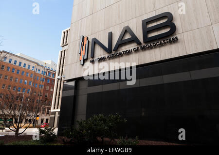 Associazione nazionale di radiodiffusione (NAB) edificio - Washington DC, Stati Uniti d'America Foto Stock