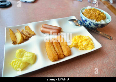 La prima colazione a buffet II Foto Stock