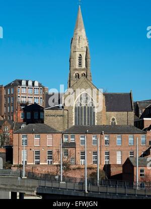 Il Nottingham City skyline England Regno Unito Foto Stock