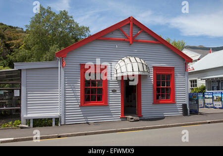 Arti e mestieri gallery di Akaroa, Isola del Sud, Nuova Zelanda Foto Stock