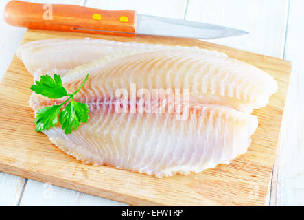 pesce crudo Foto Stock