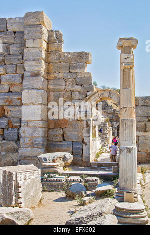 Prytaneion (luogo di incontro) Efeso Turchia Foto Stock