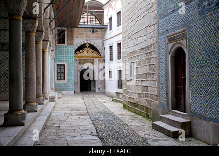 Ingresso al harem, Il Palazzo di Topkapi, Istanbul, Turchia Foto Stock