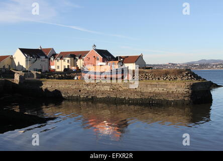 Tayport waterfront Fife Scozia Febbraio 2015 Foto Stock