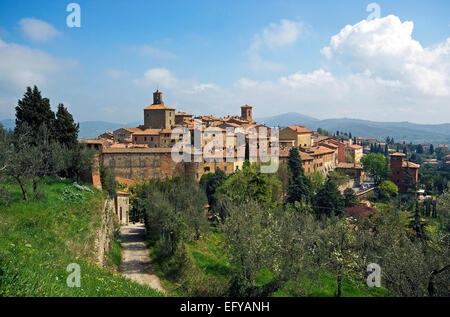 Borgo di Panicale, Umbria, Italia, Europa Foto Stock