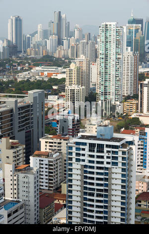 Appartamenti in Area Bancária (il Distretto Finanziario), Panama City, Panama America centrale. Banc unità aera, Panama City, Panama. Panama C Foto Stock