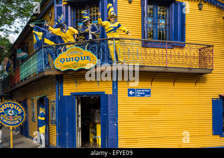 El Museo de Quique. Boca Juniors Soccer team museo. La Boca. Buenos Aires. Argentina Foto Stock
