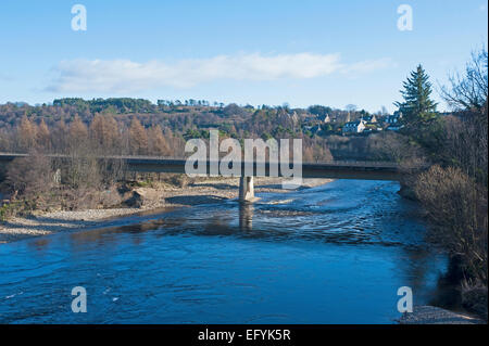 Il nuovo ponte stradale sul fiume Spey a Craigellachie, Morayshire. SCO 9552. Foto Stock