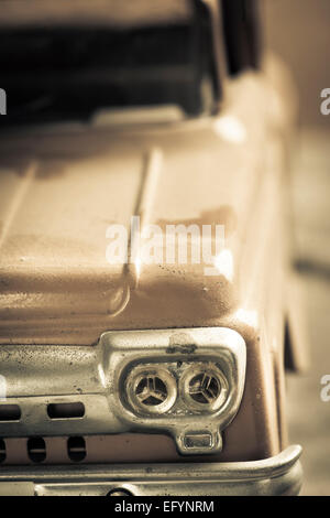 Close up di vintage giocattolo auto Foto Stock