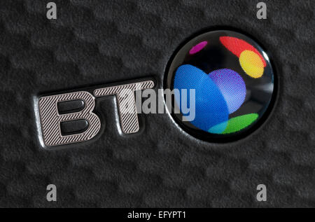 Bt british telecom logo a banda larga Foto Stock