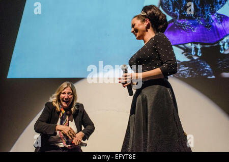 Presunzione Blaize, Elif Shafak, Charles e vetro ed Smith e Richard Holloway 5 x 15 Caso @ il tabernacolo , London W11 Foto Stock