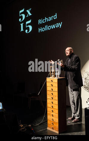 Presunzione Blaize, Elif Shafak, Charles e vetro ed Smith e Richard Holloway 5 x 15 Caso @ il tabernacolo , London W11 Foto Stock