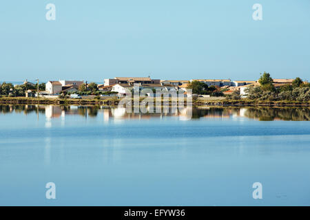 Frontignan (dipartimento dell'Hérault nella regione Languedoc-Roussillon nel sud della Francia) urbanizzazione Foto Stock