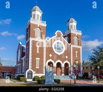 Cappella marrone AME Chiesa, Selma, Alabama, Stati Uniti d'America - La chiesa fu il punto di partenza del 1965 Selma-Montgomery marche Foto Stock