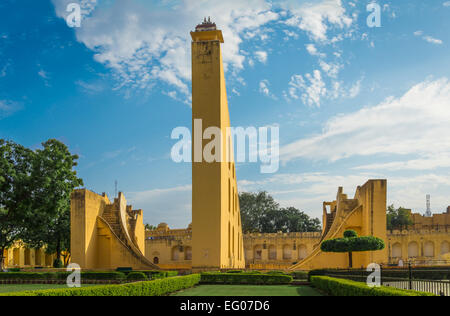 Strumento astronomico a Jantar Mantar Observatory - Jaipur, India Foto Stock