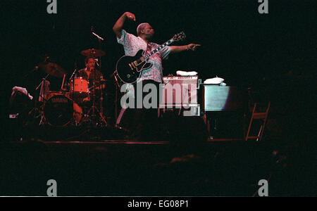 BB King gioca Alicante Bull Ring 29 luglio 98 Foto Stock