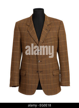 Manichino in marrone Business Suit Fashion Foto Stock