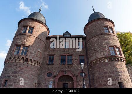 Germania: Ingresso del castello di Wertheim, Baden-Württemberg. Foto da 3. Ottobre 2014. Foto Stock