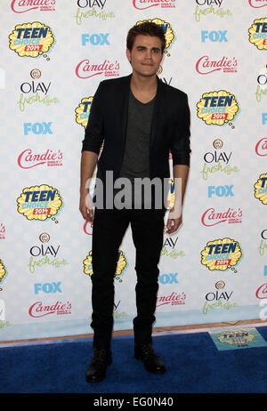 FOX 2014 Teen Choice Awards - tenutasi presso lo Shrine Auditorium dotato: Paul Wesley dove: Los Angeles, California, Stati Uniti quando: 10 Ago 2014 Foto Stock