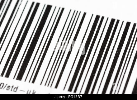 Stampa etichetta codice a barre. Codice a barre. I codici a barre. Foto Stock