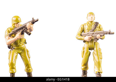 Toy Soldiers di navy seals. Miniatura di soldati Foto Stock