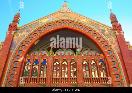 Columbus Mercato (Mercat de Colom), Valencia, Comunità Valenciana, Spagna Foto Stock