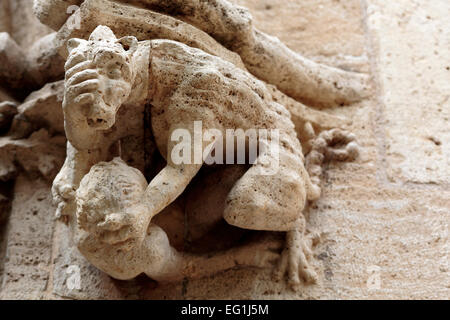 Gargoyle, Valencia, Comunità Valenciana, Spagna Foto Stock