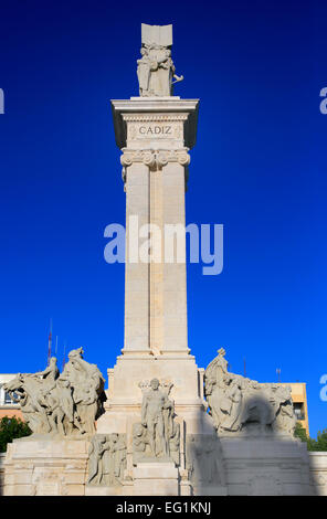 Monumento alla Costituzione del 1812, Cadice, Andalusia, Spagna Foto Stock