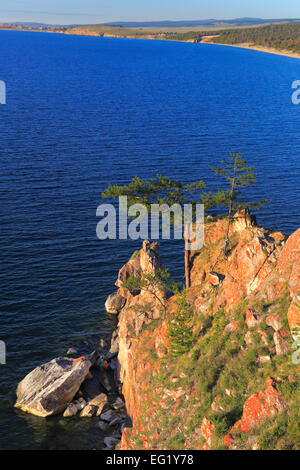 Olkhon island, paesaggio vicino Khuzhir, Lago Baikal, Russia Foto Stock