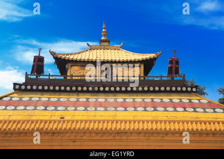 Monastero Gandan, Ulan Bator, Mongolia Foto Stock