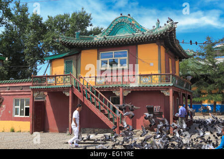 Monastero Gandan, Ulan Bator, Mongolia Foto Stock