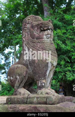 Preah Ko tempio (879), Hariharalaya, Roluos, Cambogia Foto Stock