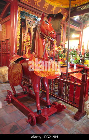 Ngoc Son temple o il Tempio della montagna di Giada, Hanoi, Vietnam Foto Stock