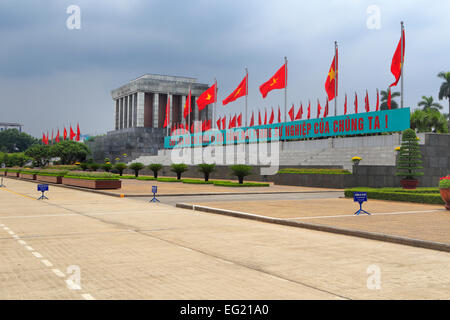 Mausoleo di Ho Chi Minh (1975), Hanoi, Vietnam Foto Stock